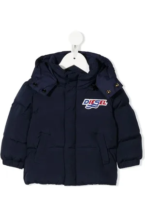 Diesel Logo-patch puffer jacket
