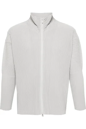 Issey Miyake Pliss??-effect jacket
