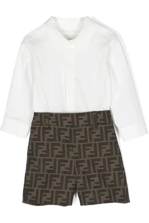 Fendi FF-motif long-sleeve short set