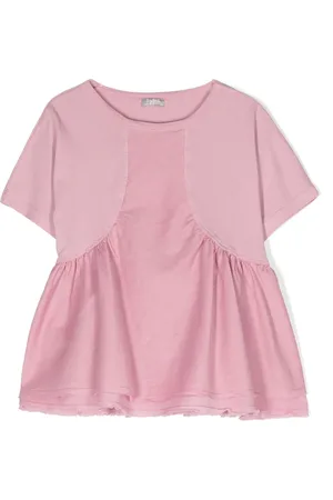 Il gufo Short-sleeve ruffled T-shirt