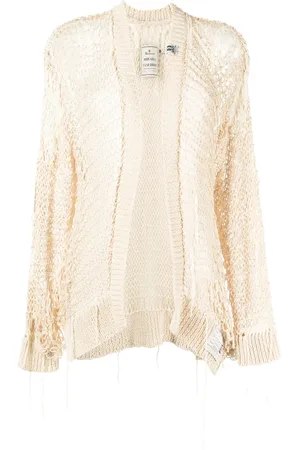 Maison Mihara Yasuhiro Rope-knit open-front cardigan