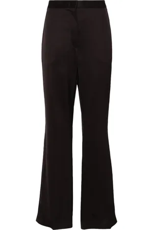 Jil Sander Pressed-crease high-waisted trousers