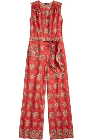 Ralph Lauren Floral-print cotton jumpsuit