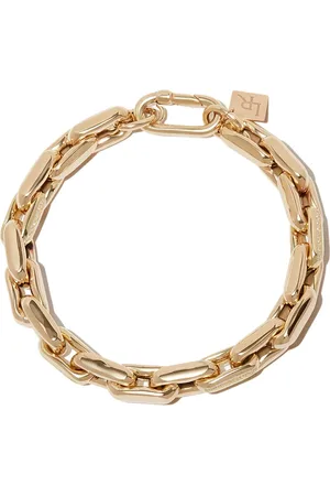 Lauren Rubinski 14kt yellow diamond chain-link bracelet