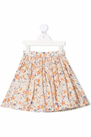 BONPOINT Floral-print flared skirt
