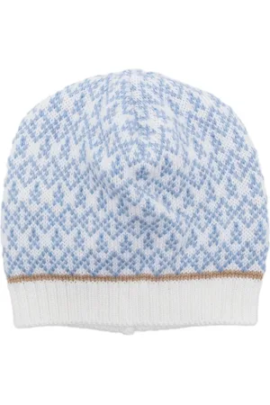 COLORICHIARI Intarsia-logo beanie hat