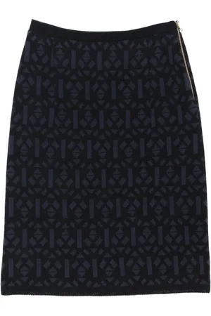 Marni 2000s geometric-pattern skirt