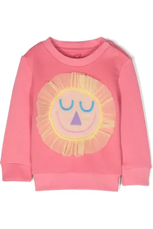 Stella McCartney Appliqu??-detail cotton sweatshirt