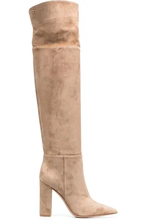 Gianvito Rossi 105mm pointed suede boots