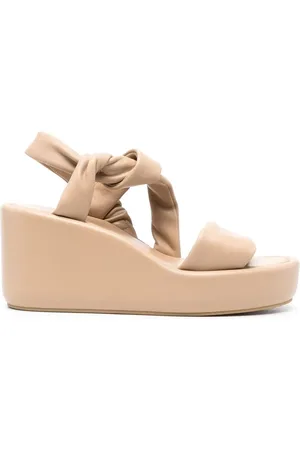 Robert Clergerie Knot-detail wedge sandals