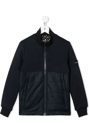 HUGO BOSS Logo-patch panelled jacket