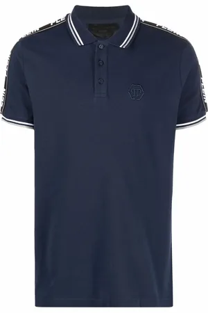 Philipp Plein Logo-tape detail polo shirt