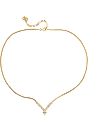 Dior 1980s V necklace