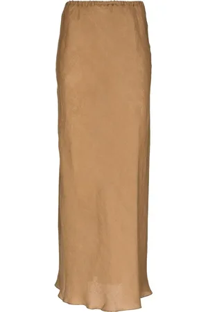 Baserange Dydine linen maxi skirt