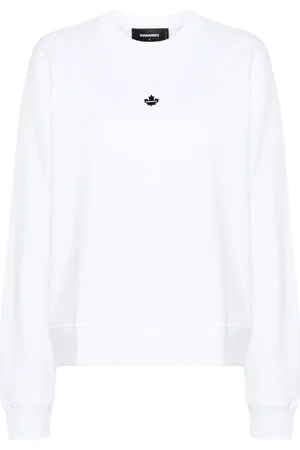 Dsquared2 Appliqu??-logo cotton sweatshirt