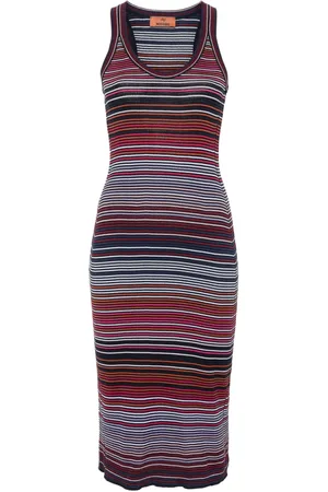 Missoni Stripe-pattern knitted dress
