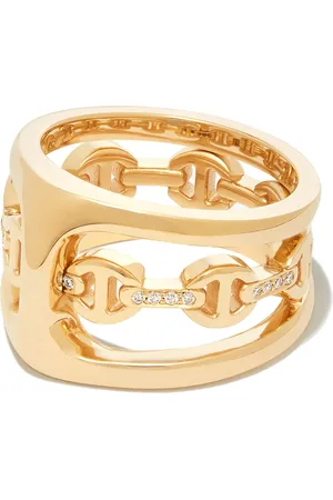 HOORSENBUHS 18kt yellow Phantom diamond ring