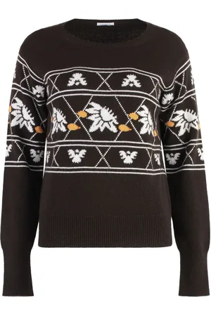 Malo Intarsia-knit sweatshirt
