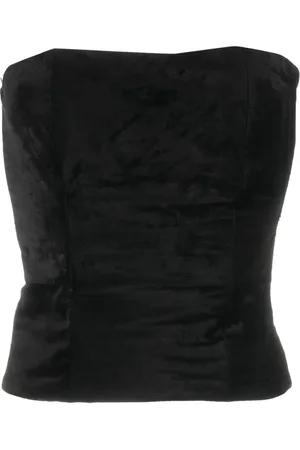 FORTE FORTE Square-neck cotton-blend tank top
