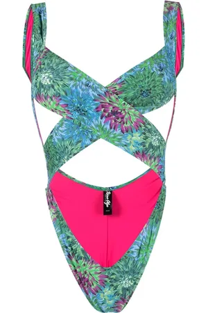 Reina Olga Cross-strap one-piece