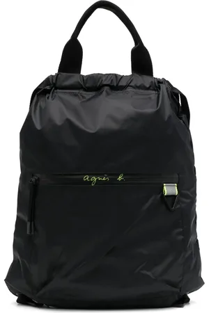 AGNÈS B. Logo-print backpack