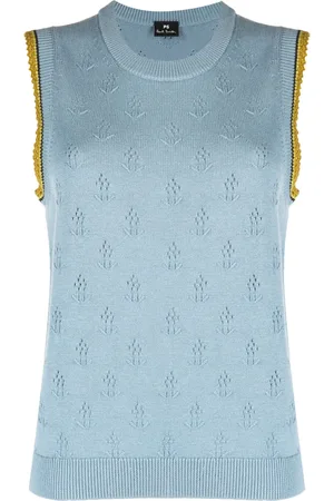 Paul Smith Crew-neck sleeveless knitted top