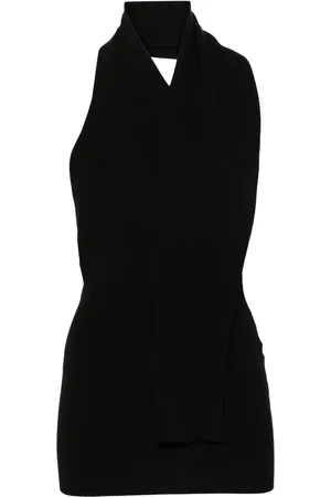 Fendi Halterneck knitted top