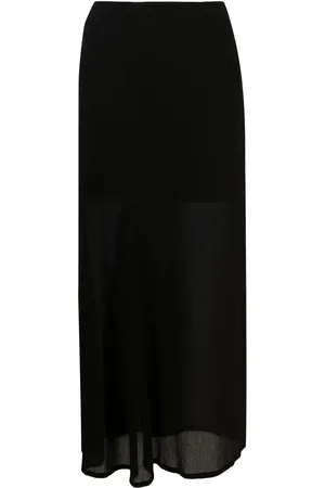 YOHJI YAMAMOTO Semi-sheer long skirt