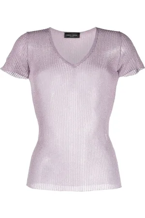 Roberto Collina V-neck knitted top