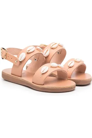 Ancient Greek Sandals Clio shell-detail open-toe sandals