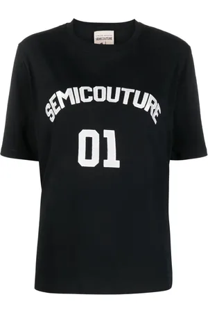 SEMICOUTURE Logo-print short-sleeve T-shirt