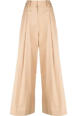 ..,MERCI Wide-leg pleated trousers