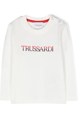 Trussardi Logo-embroidered cotton T-shirt