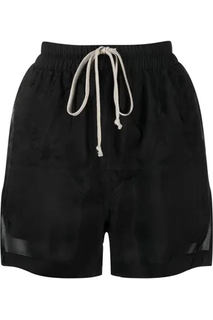 Rick Owens Drawstring satin shorts