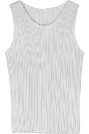 PLEATS PLEASE ISSEY MIYAKE Pliss?? sleeveless T-shirt