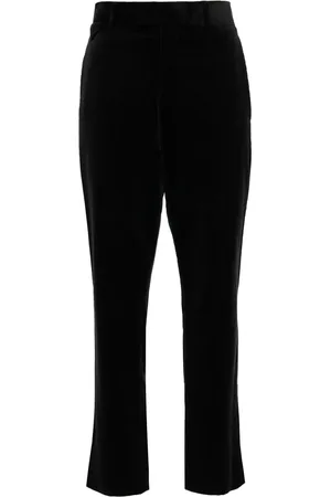 LOUIS VUITTON 1990-2000s tapered velvet trousers