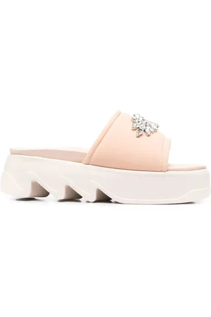 LE SILLA Poolside crystal-embellished sandals