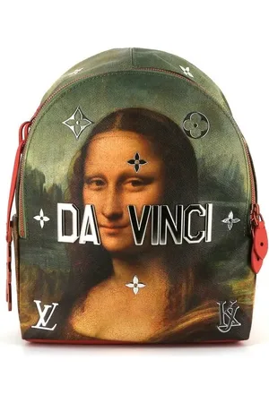 LOUIS VUITTON 2017 Jeff Koons Mona Lisa backpack