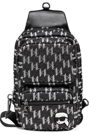 Karl Lagerfeld K/monogram compact backpack