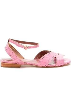 Sarah Chofakian Leather Chemisier sandals