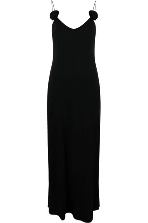 MAGDA BUTRYM Floral-appliqu?? maxi dress