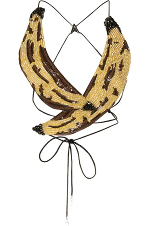 AREA Embroidered-detail top