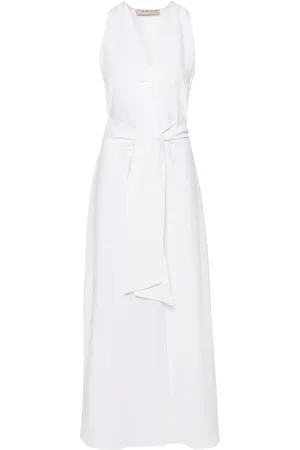 BLANCA Aralia belted maxi dress
