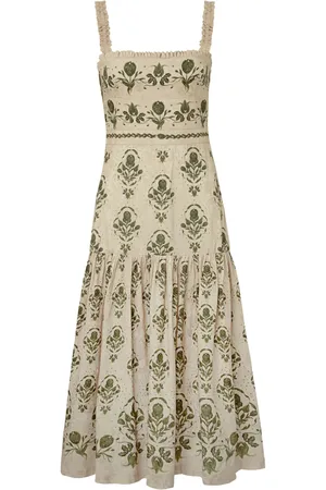 Agua by Agua Bendita Nispero Relato midi dress