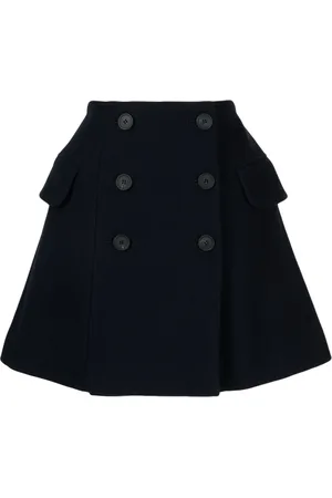 Maison Kitsuné A-line wrap miniskirt