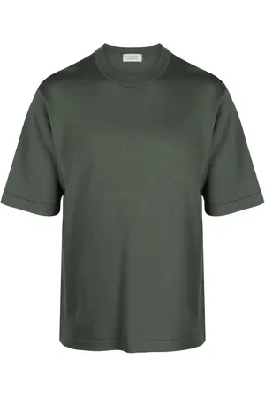 JOHN SMEDLEY Short-sleeve cotton T-shirt
