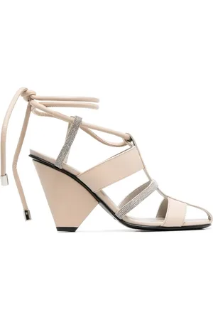 Fabiana Filippi 100mm leather sandals