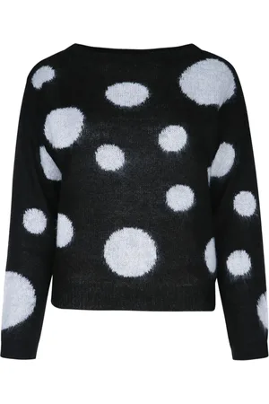 I BLUES Polka-dot knit sweater