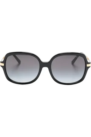 Michael Kors Logo-engraved square-frame sunglasses