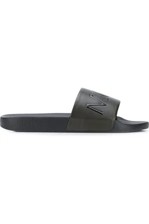 Moncler Bastien leather slides